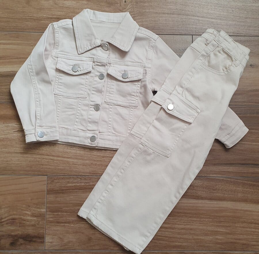 Детски дънков комплект „Urban Ivory“ – яке и карго панталон - Image 4
