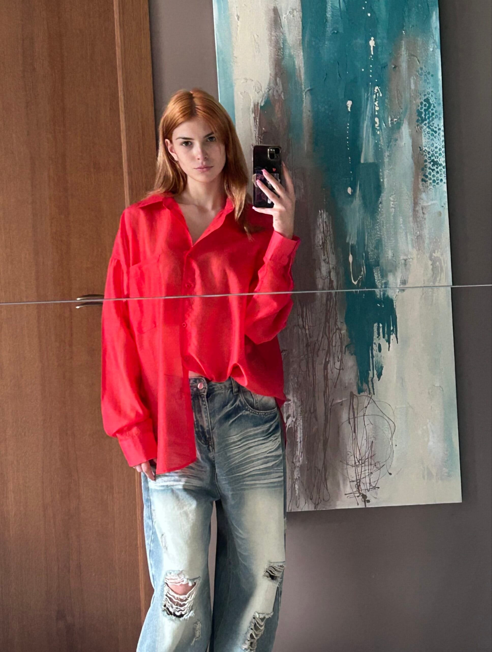 Риза "Cherry Silk" - Image 2