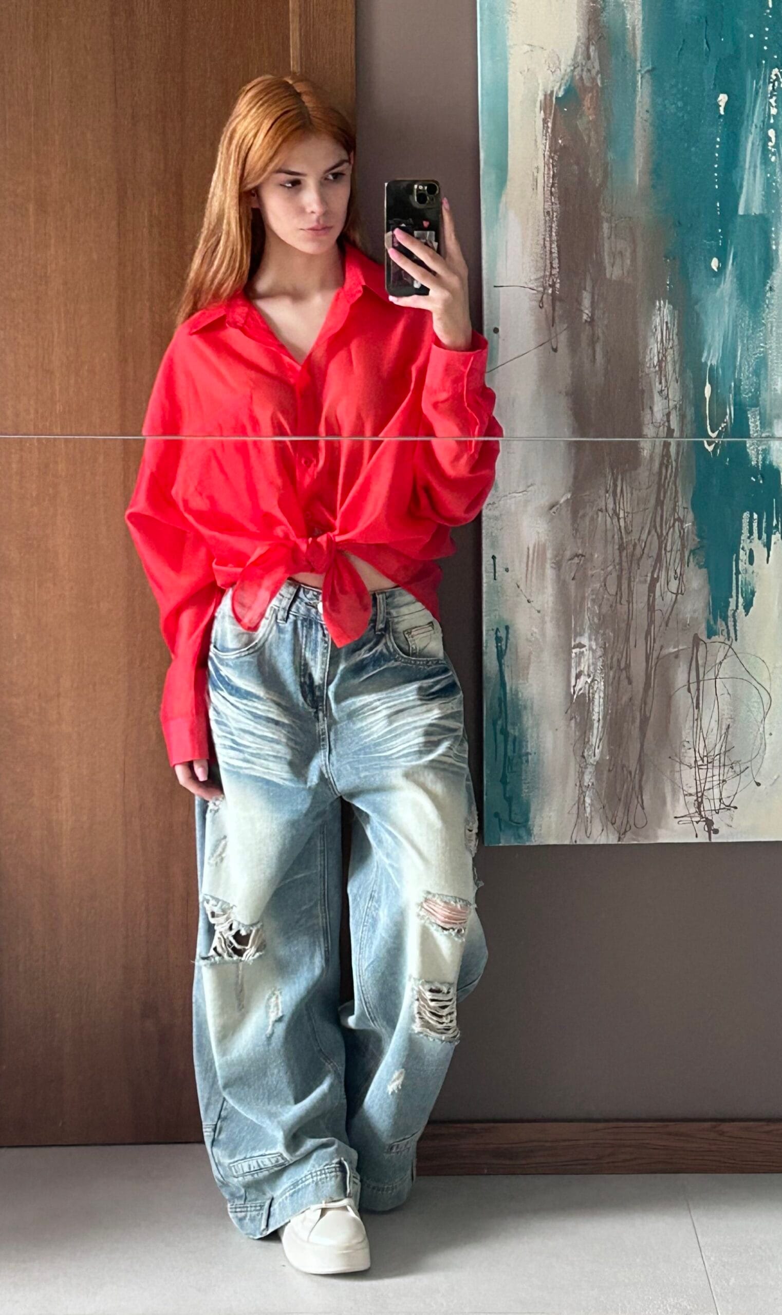 Риза "Cherry Silk" - Image 3