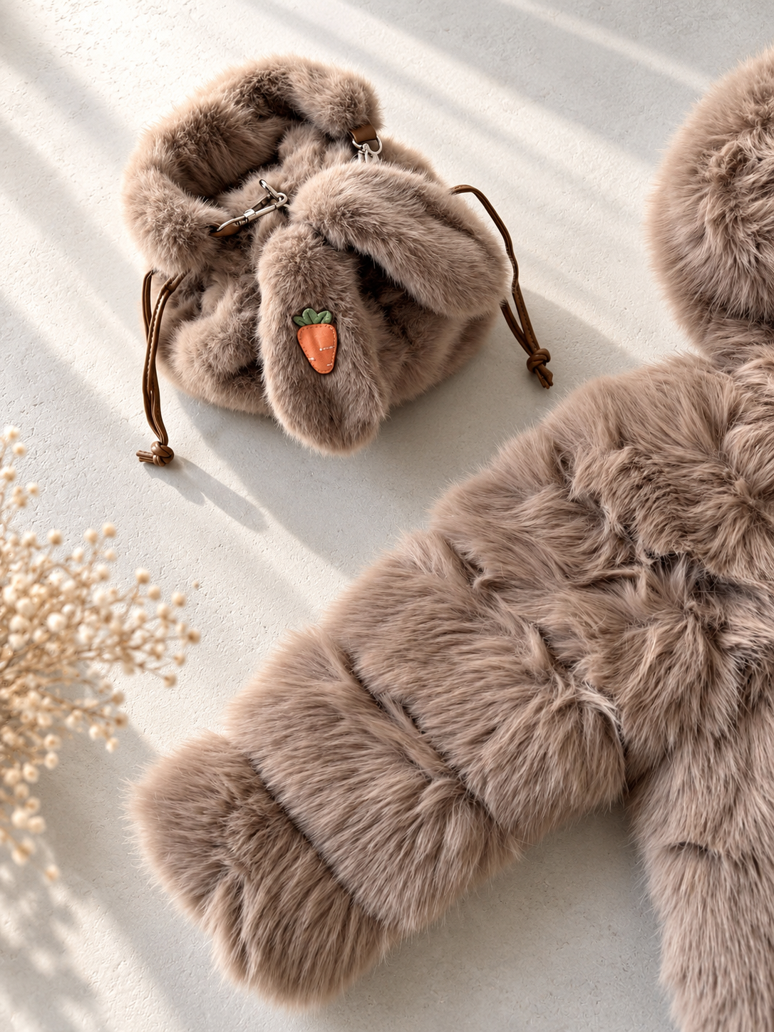 Детско пухкаво палто „Winter Fluffy“ с качулка - Image 4