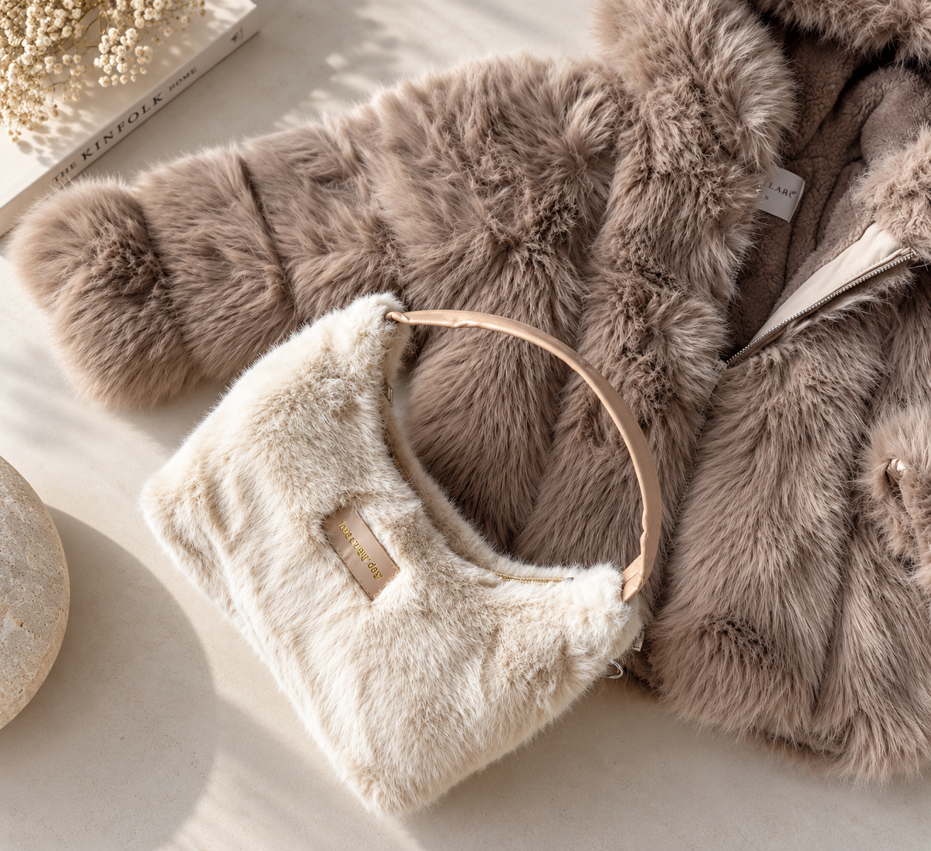Детско пухкаво палто „Winter Fluffy“ с качулка - Image 5