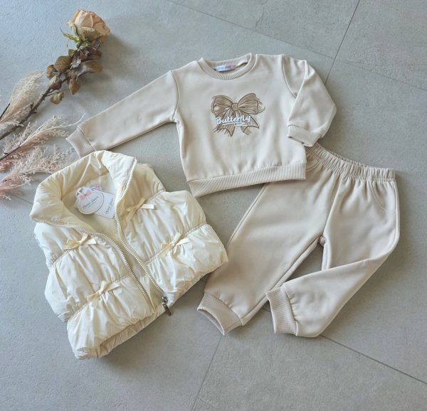 Детски комплект „Butterfly Bow“ – 3 части с елек - Image 2