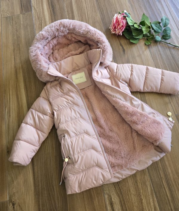 Детско зимно яке „Rose Cloud“ – пудрено розово - Image 4