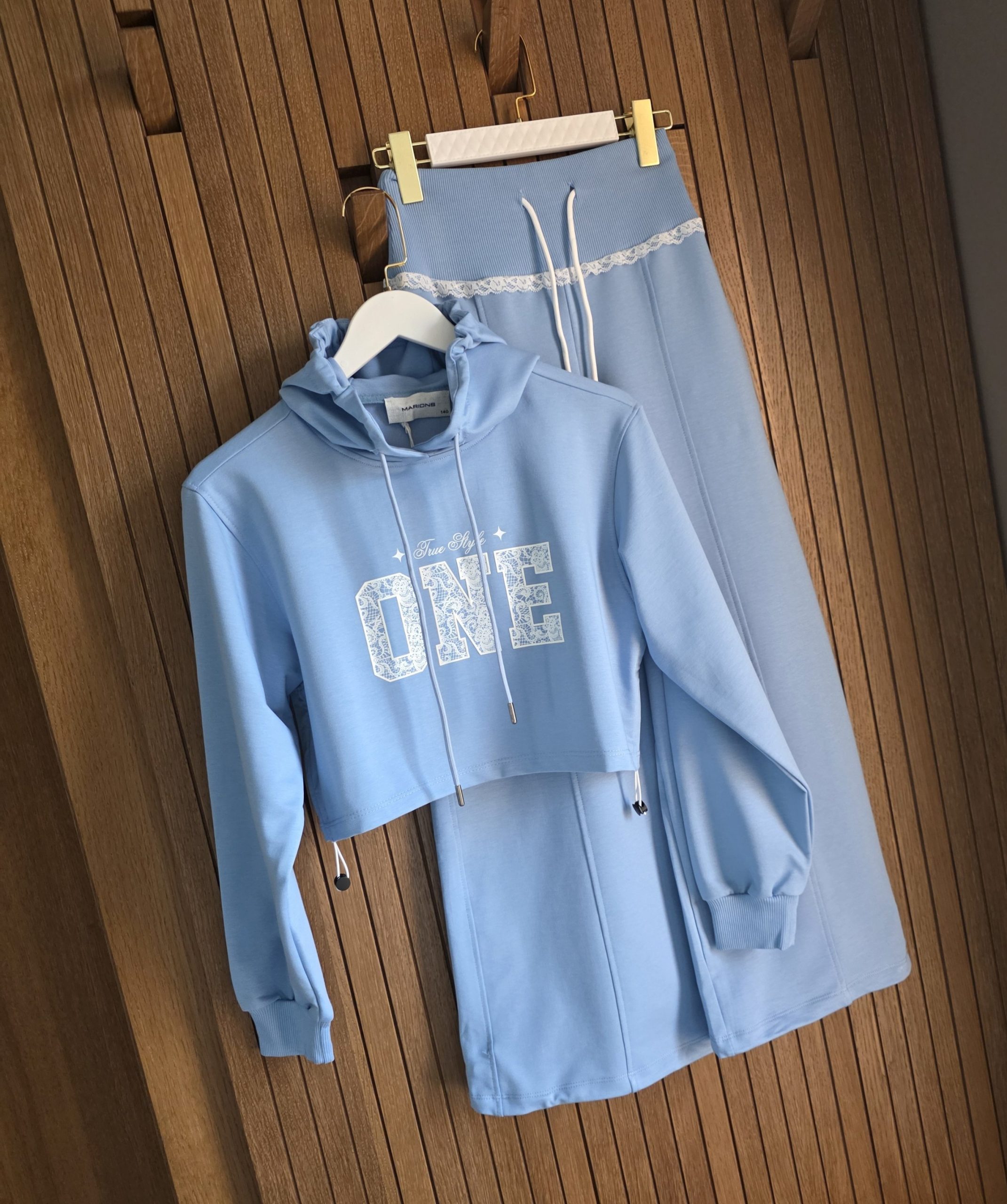 Комплект „Blue One“ с дантелени акценти - Image 2