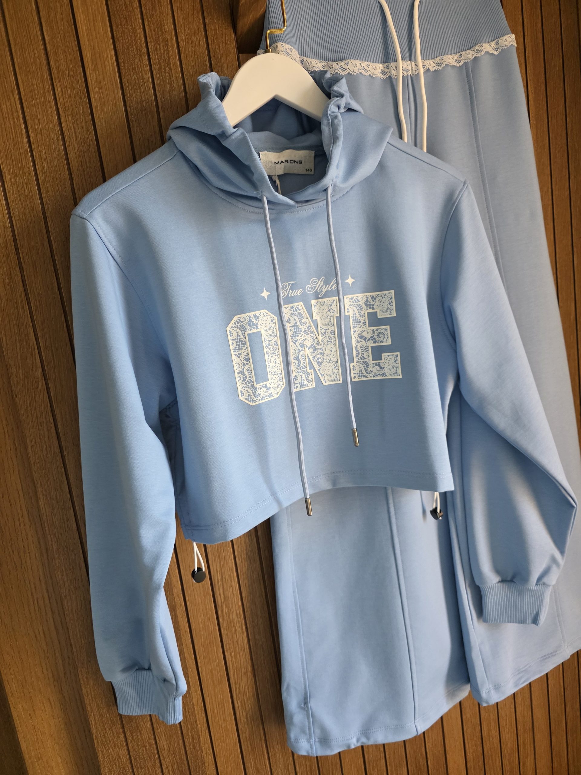Комплект „Blue One“ с дантелени акценти - Image 5