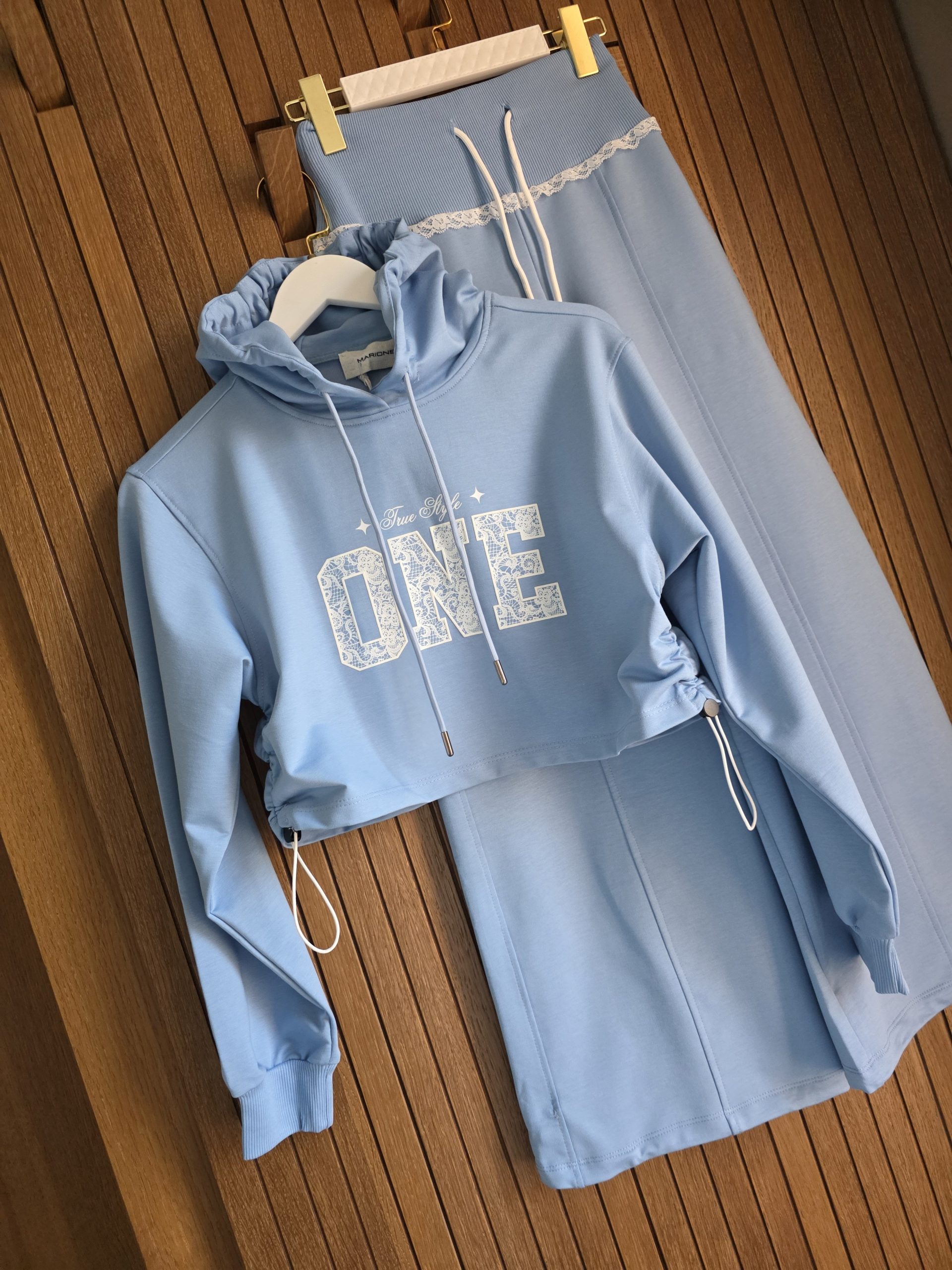 Комплект „Blue One“ с дантелени акценти - Image 9
