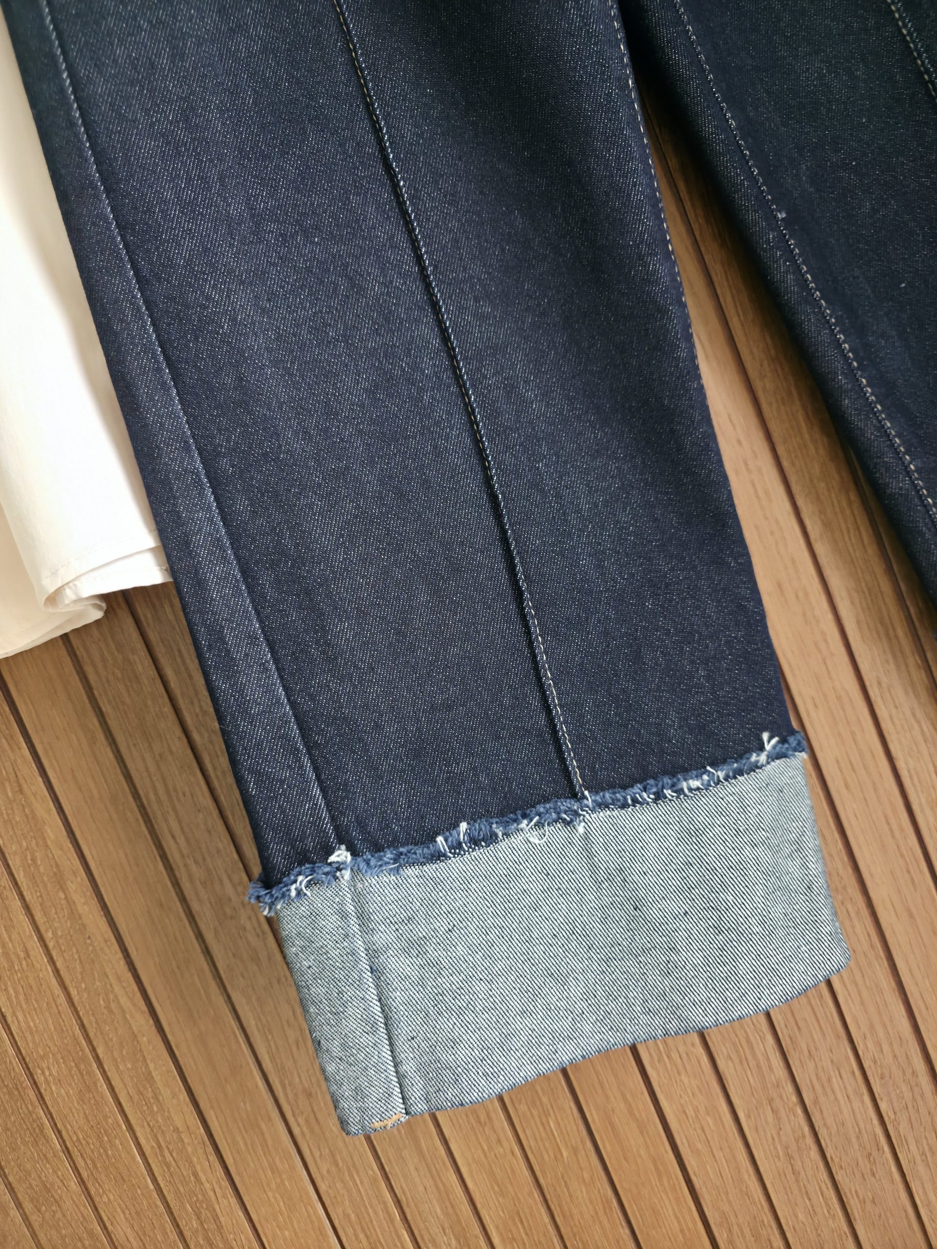 Детски дънки Wide Cuff Denim - Image 5