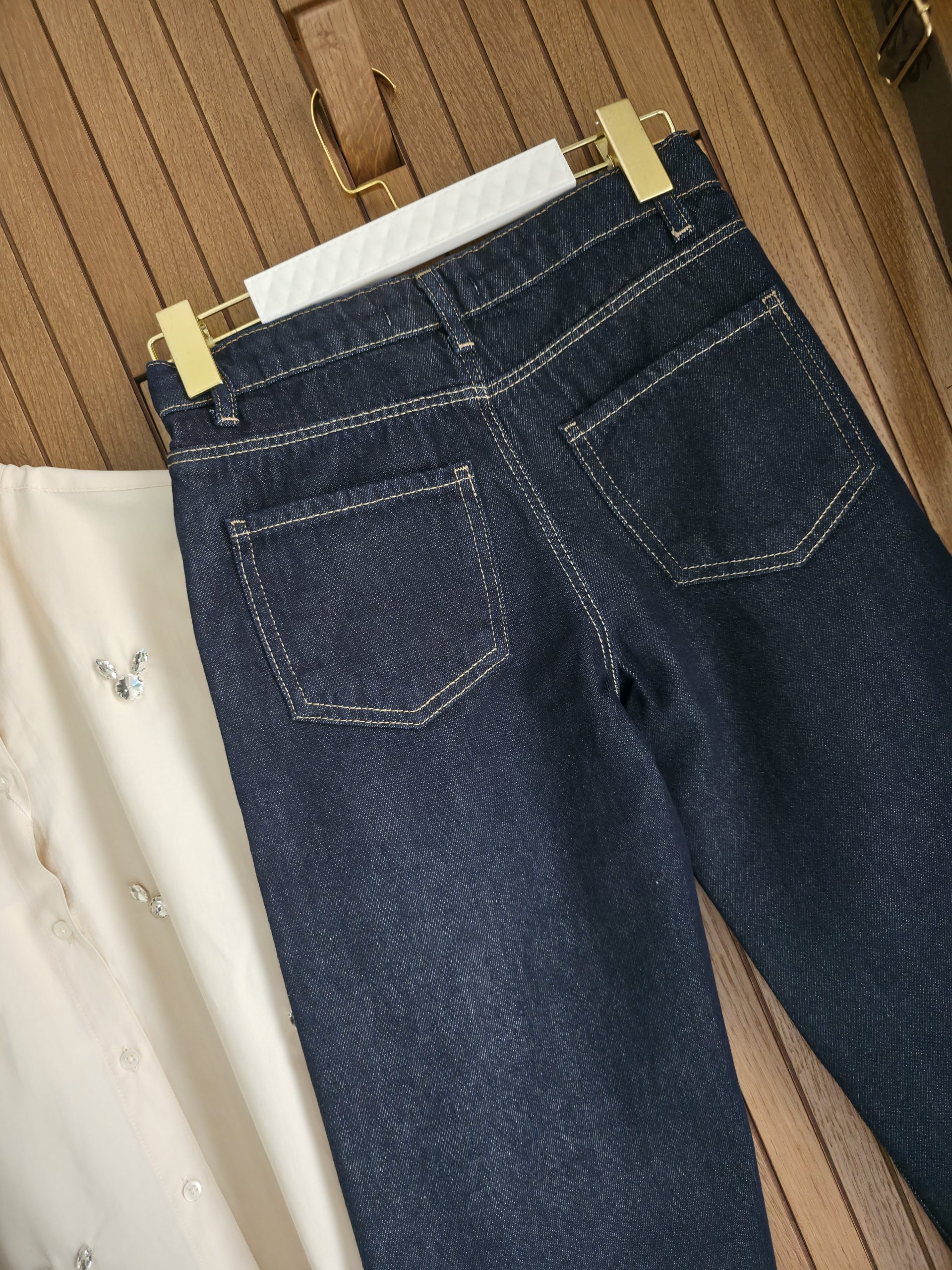 Детски дънки Wide Cuff Denim - Image 7