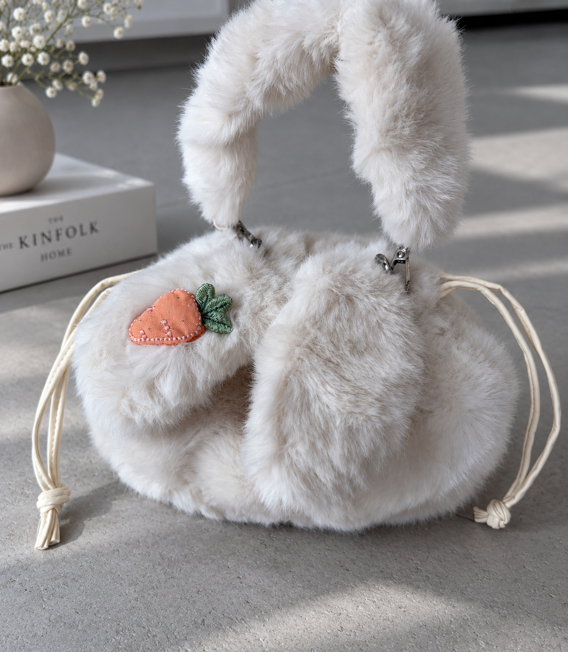 Пухкава детска чантичка „Bunny Carrot“ 🤍🥕