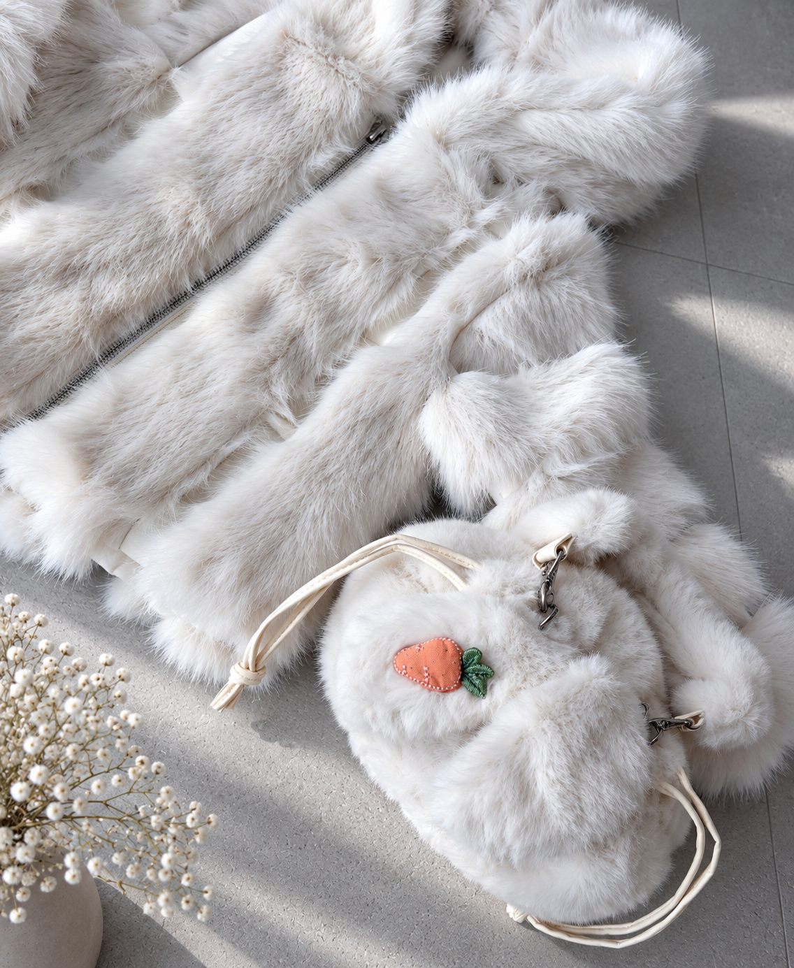 Пухкава детска чантичка „Bunny Carrot“ 🤍🥕 - Image 2