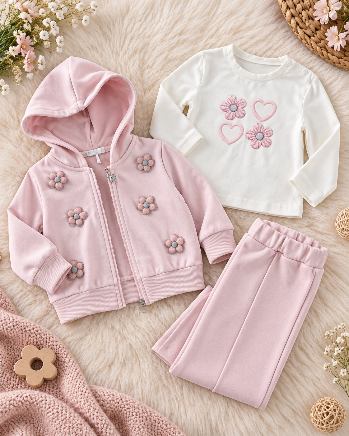 Комплект „Pink Blossom“ – 3 части - Image 4