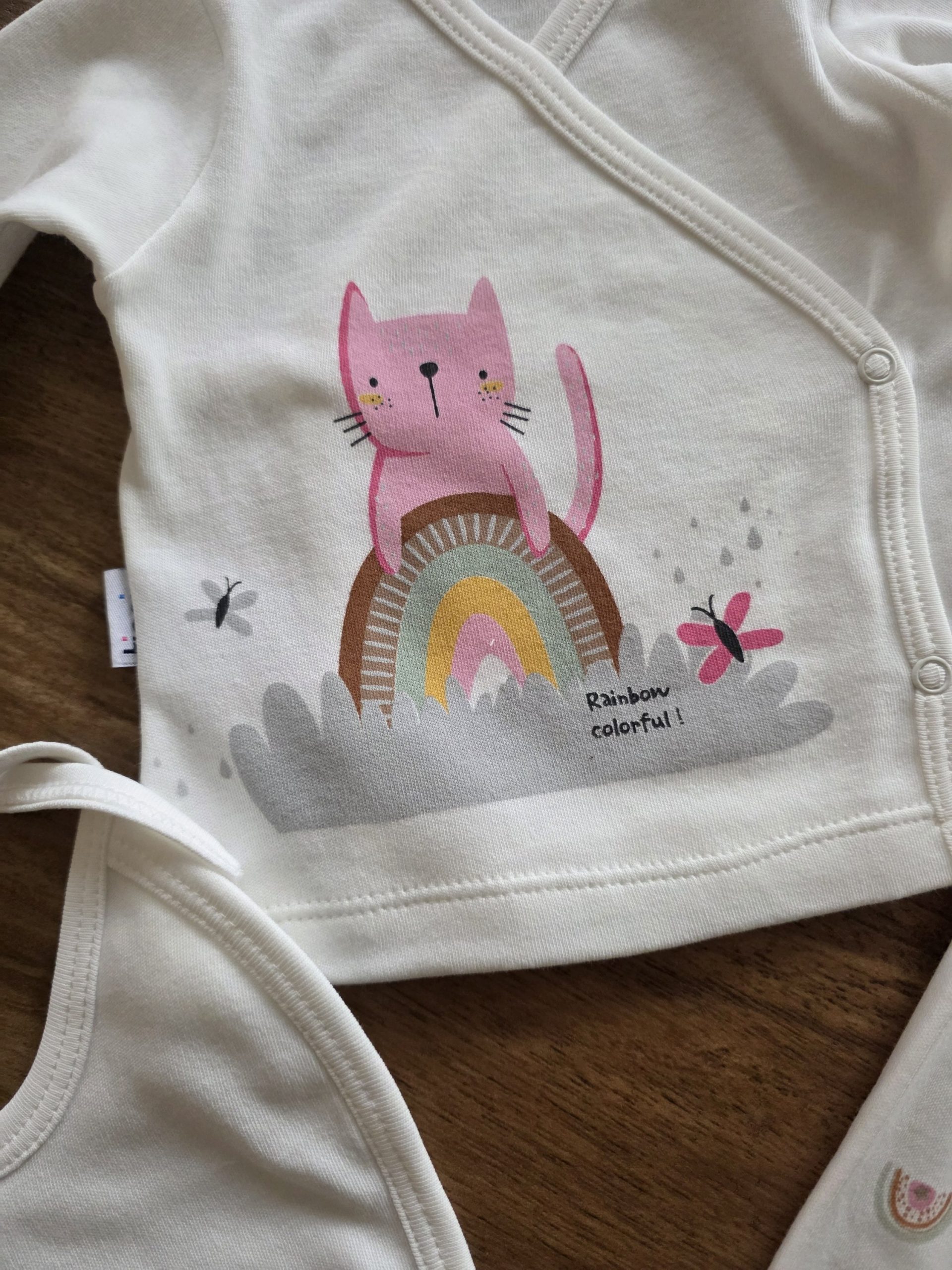 Бебешки комплект за новородено „Rainbow Kitty“ от 5 части - Image 4
