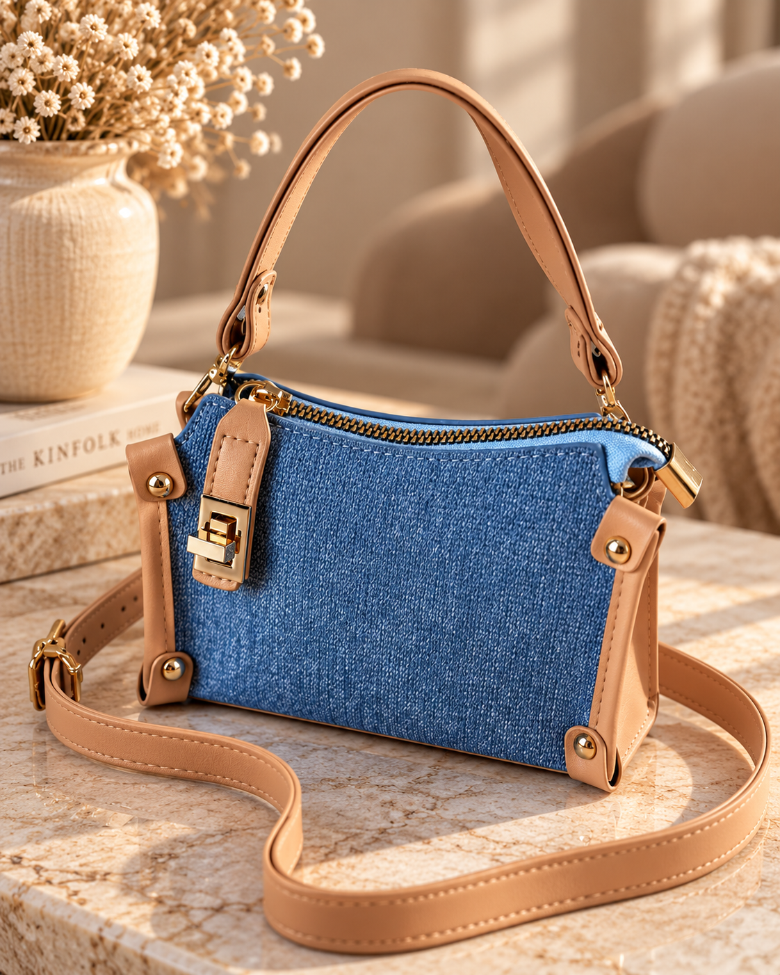 Детска дънкова чантичка "Blue Denim" - Image 5