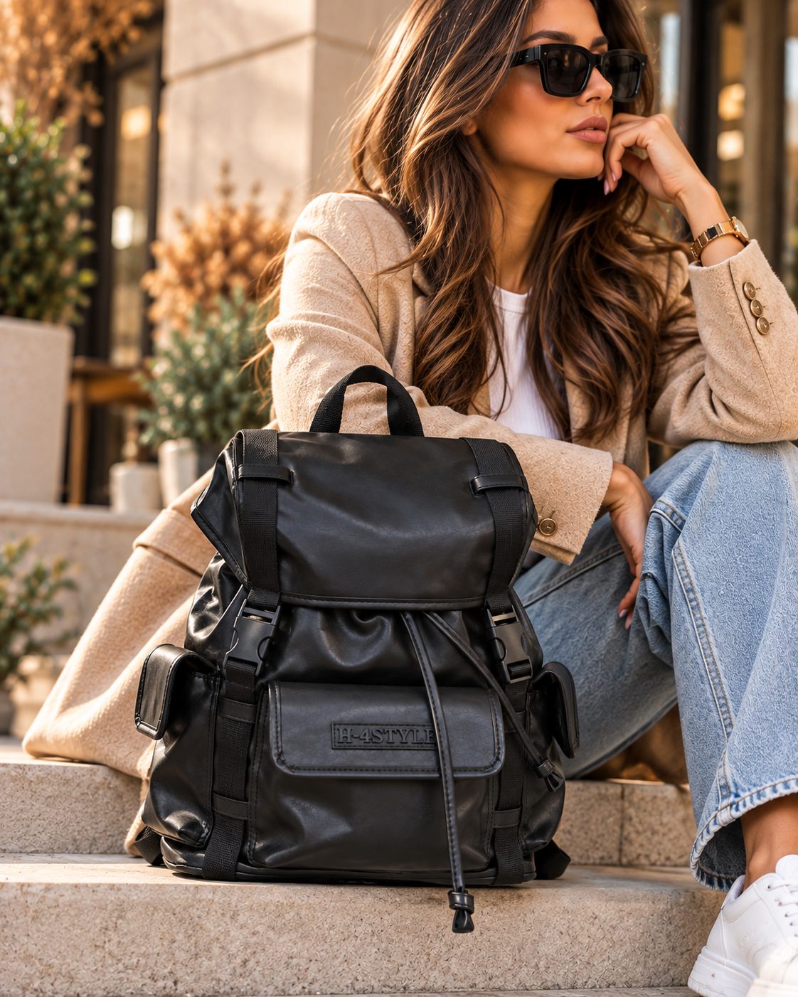 Дамска раница "H-4 Style Black Urban“